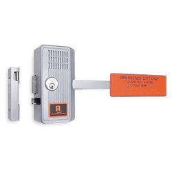 Alarm Lock Exit Door Alarm,Aluminum,99 dB 250XUS28