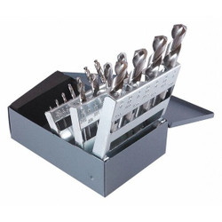 Cleveland Screw Machine Drill Bit Set,15pc,HSS C70370
