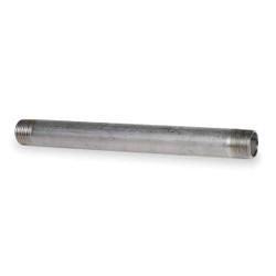 Manufacturer Varies Nipple,1 In,Thrd at Both Ends,12 In,304 T4BNF16