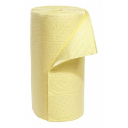 Spilltech Absorbent Roll,Chemical/Hazmat,150 ft. L YRF150H