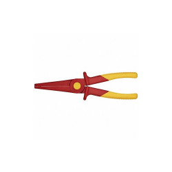 Knipex Needle Nose Plier,8-21/32" L,Serrated 98 62 02