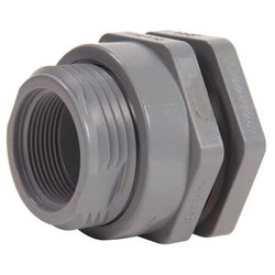 Hayward Bulkhead Tank Fitting,FKM,2 3/4"L,CPVC BFAS2005CFS