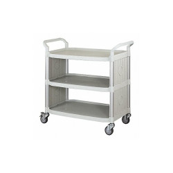 Manufacturer Varies Enclosed  Cart,Poly,Off-White,400 lb. 35KT29