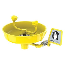 Condor Eyewash Station,Yellow,16 in. Depth 49EV49