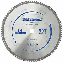 Westward Circular Saw Blade,14 in Blade,90 Teeth  24EM33