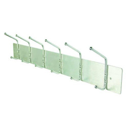 Manufacturer Varies Garment Hook Rack,36"W,Aluminum; Steel 45NG76