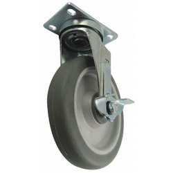 Sim Supply Standard Plate Caster,Swivel,325 lb.  406P67