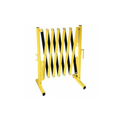 Manufacturer Varies Portable Barricade,37.5"H,136"W,Steel 22NY09
