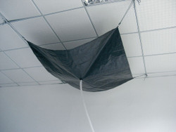 Sim Supply Roof Leak Diverter,12x12 ft,Polyethylene  10C885