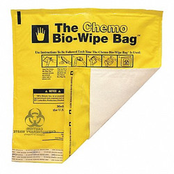 Sim Supply Chemo Waste Bags,1 gal.,Yellow,PK25  3LCX2