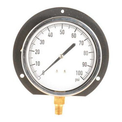 Sim Supply Pressure Gauge,Mechanical Cont,4-1/2 In  18C766