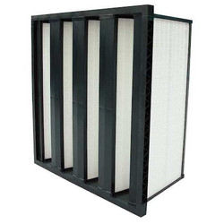 Air Handler V-Bank Air Filter,20x24x12,MERV 15 2GHK7