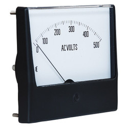 Sim Supply Analog Panel Meter,AC Percent Load  12G413