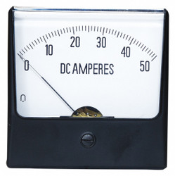 Sim Supply Analog Panel Meter,DC Current,0-50 DC A  12G422