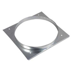Dayton Round Duct Connector,8In,Galv Steel 6WZP3