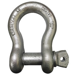 Sim Supply Anchor Shackle,34,000 lb,Carbon Steel  55AX88