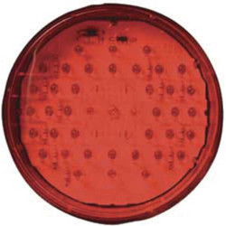 Maxxima Stop/Turn/Tail Light,Round,Red,  L 3YXU9