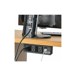 Tripp Lite Surge Protector Outlet Strip,15.0A,Black TLP310USBS