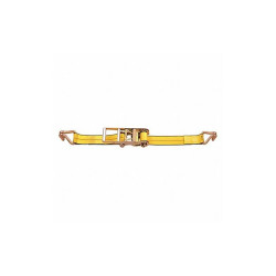 Kinedyne Ratchet Strap,Wire-Hook,Yellow 553036GRA