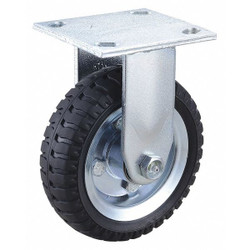 Manufacturer Varies Plate Caster,Rigid,Rubber,7 1/4"H 437V25