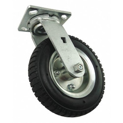 Manufacturer Varies Plate Caster,Swivel,Rubber,9 1/2"H 426A85