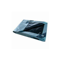 Sim Supply Tarp,Reversible,Polyethylene,12x25Ft  5WTN7