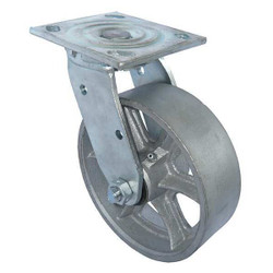 Sim Supply Standard Plate Caster,Swivel,1250 lb.  1NWL8