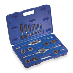 Westward Tap/Die Set,16 Pieces 1PZ34