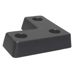 Manufacturer Varies Dock Bumper,18x4x18 In.,Rubber 2MYR3