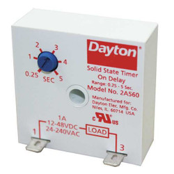 Dayton SinFunEncapTimingRelay, 240VDC, 2Pins 2A560