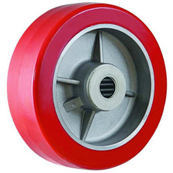 Manufacturer Varies Caster Wheel,6"dia,1,200 lb,Red 2RZE7