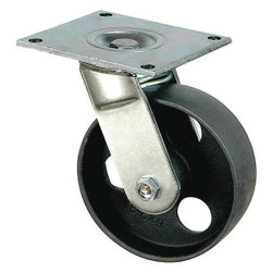 Sim Supply Standard Plate Caster,Swivel,1200 lb.  1NVR1