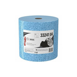 Kimberly-Clark Professional Dry Wipe Roll,9-3/4" x 13-1/2",Blue  33241