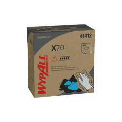 Wypall Dry Wipe,8 1/4"x 16-3/4",Blue,PK10 41412