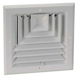 Sim Supply Diffuser,3-Way,Duct Size 8"  4MJJ3