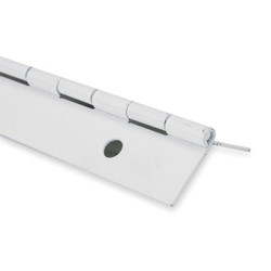 Manufacturer Varies Piano Hinge,Painted,6 ft. L,1-1/2 In. W 1CBE9