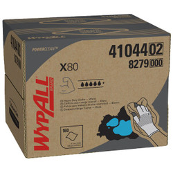 Wypall Dry Wipe,11" x 16 3/4",White 41044