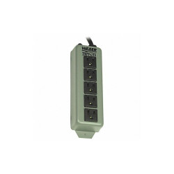 Tripp Lite Outlet Strip,5 Outlet,15A,7-3/8" L,Gry 602