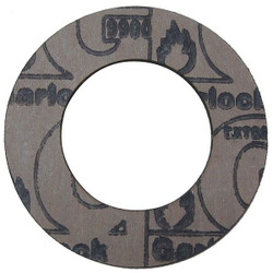 Garlock Flange Gasket,6 in.,1/16 in.,Mahogany 9900RG-0150-062-0600