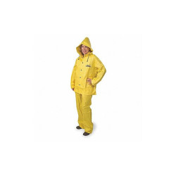 Condor Rain Suit,Jacket/Bib,Unrated,Yellow,2XL 5T209
