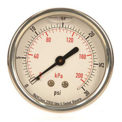 Manufacturer Varies Pressure Gauge,Liquid Filled,2-1/2 In 4CFR4