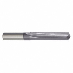 Sim Supply Straight Flute Drill,1/4",Carbide  470-102500B
