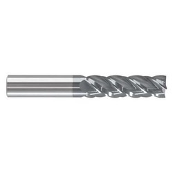 Sim Supply Sq. End Mill,Single End,Carb,1/4"  284-000123