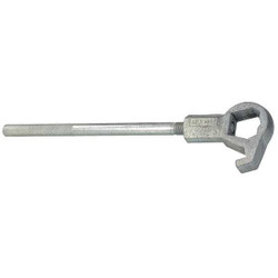 Manufacturer Varies Adj. Hydrant Wrench,16.56"L,Iron 6AKC0