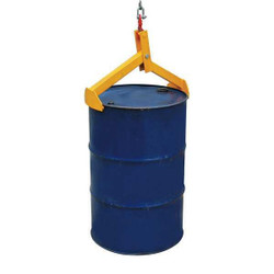 Dayton Drum Lifter,Yellow,Vertical,Steel 21VG36
