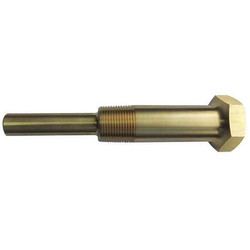 Sim Supply Industrial Thermowell,Lagging,Brass  24C487