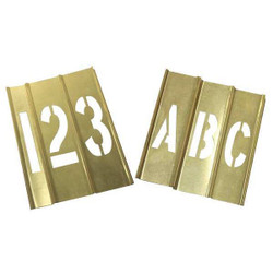 Sim Supply Stencil Kit 46 Piece 6 In Brass  20Y521