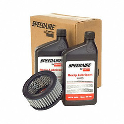 Speedaire Air Compr Maint Kit, 2 qt Oil,Air Filter 1WF46