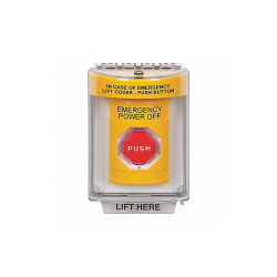 Emergency Power Off Push Button,2-7/8" D