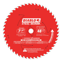Diablo CircularSawBlade,Cermet,Dia:7.25" D0748CFX